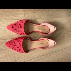 Steve Madden girl coral flats